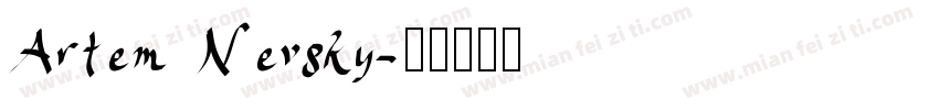 Artem Nevsky字体转换